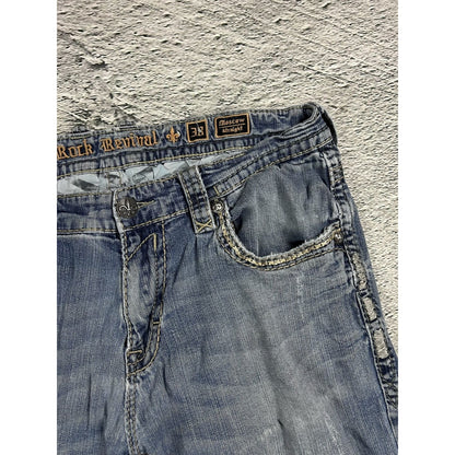 Rock Revival Rogue washed jeans Y2K flared Bootcut