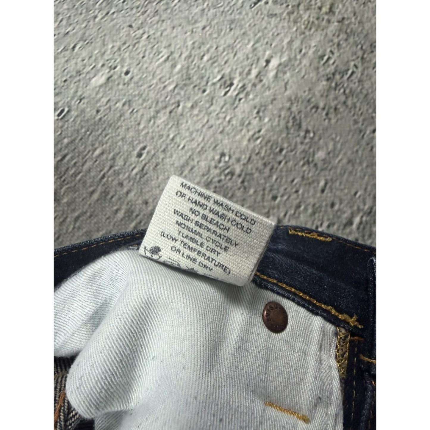 Evisu jeans vintage embroidery seagull logo selvedge