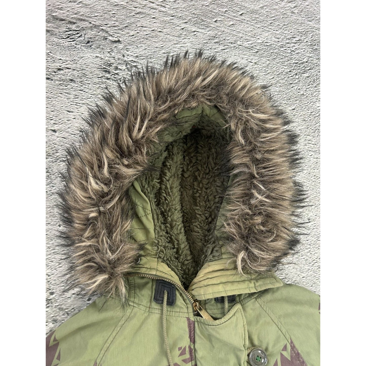 Polo Ralph Lauren Denim Supply Aztec puffer parka jacket