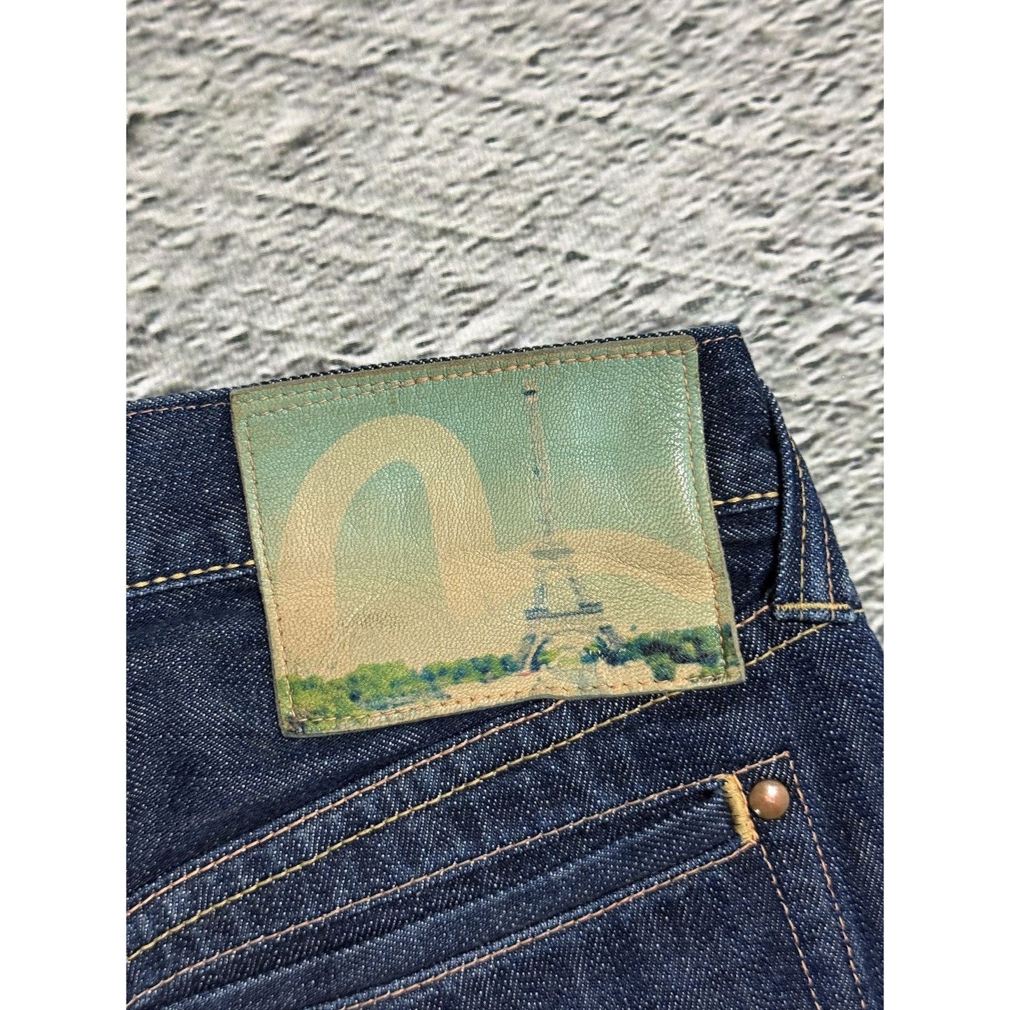 Evisu jeans daicock big logo Siotani Brothers denim