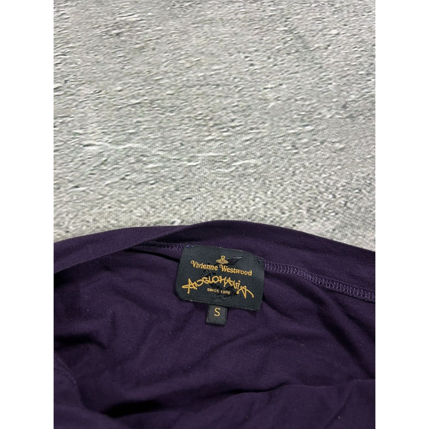 Vivienne Westwood Dress Purple asymmetrical avantgarde