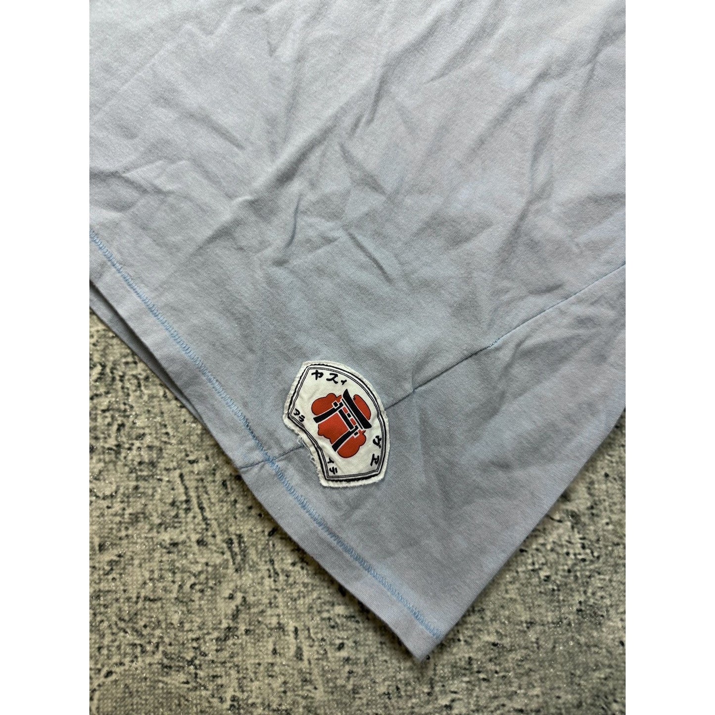 Evisu Genes vintage baby blue big logo t-shirt