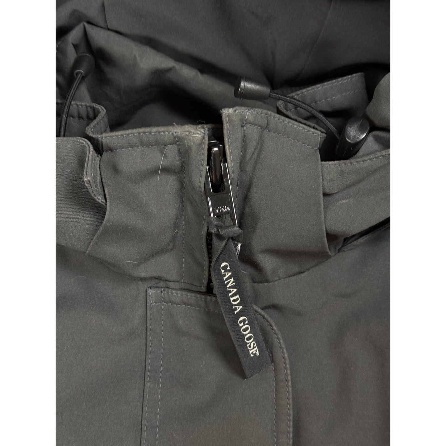 Canada Goose trillium parka jacket grey puffer