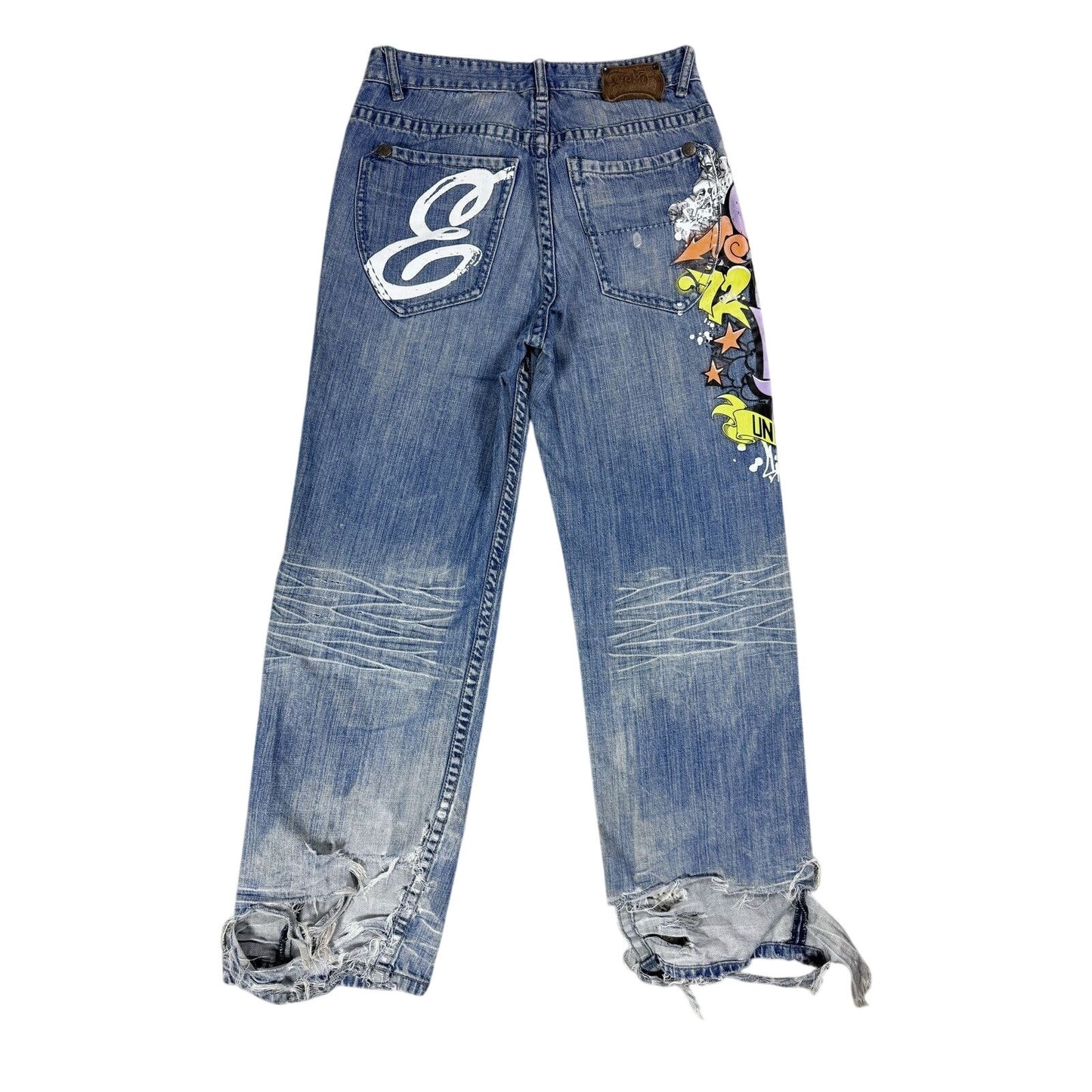 Ecko Untld. vintage jeans denim baggy pants Y2K print