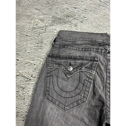 True Religion vintage grey jeans denim pants Ricky Y2K