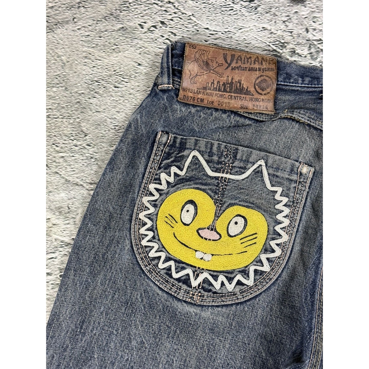Evisu Yamane jeans vintage Japanese selvedge denim pants