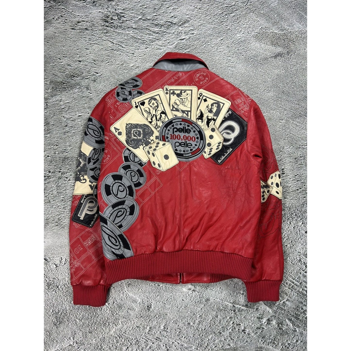 Pelle Pelle leather jacket red casino