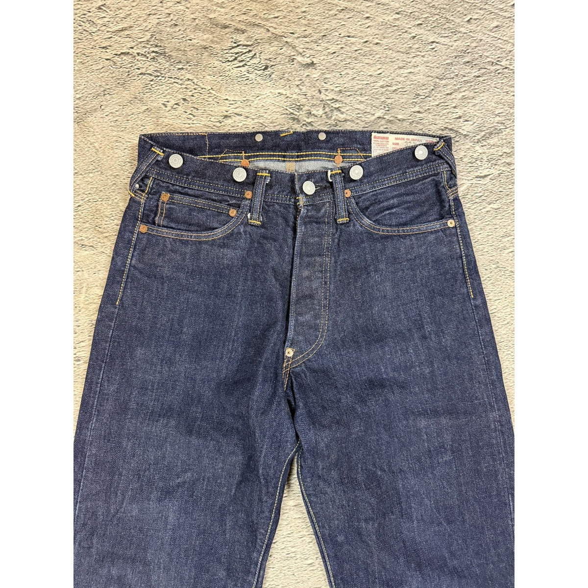 Evisu Yamane jeans smiley face Japanese vintage raw denim