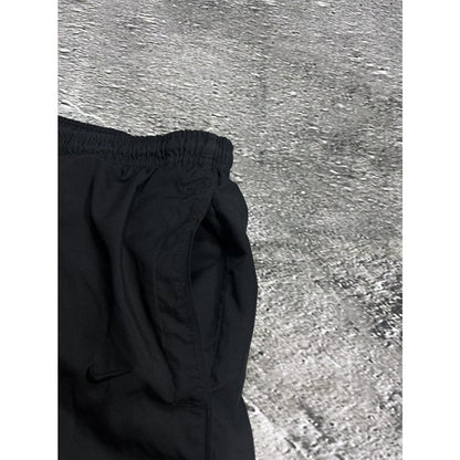 Nike vintage black track pants small swoosh logo 2000s