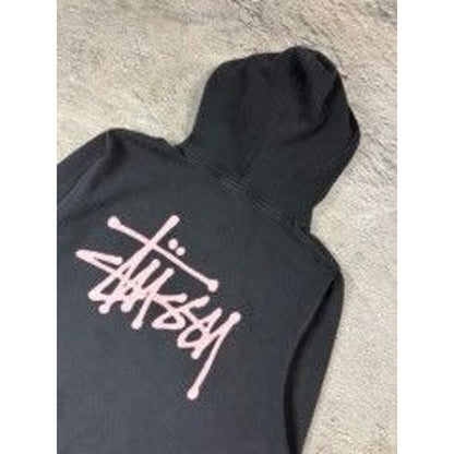 Stussy Hoodie pink big logo signature
