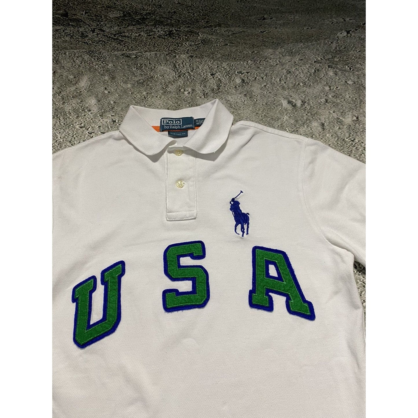 Chief Keef Polo Ralph Lauren vintage white USA big pony