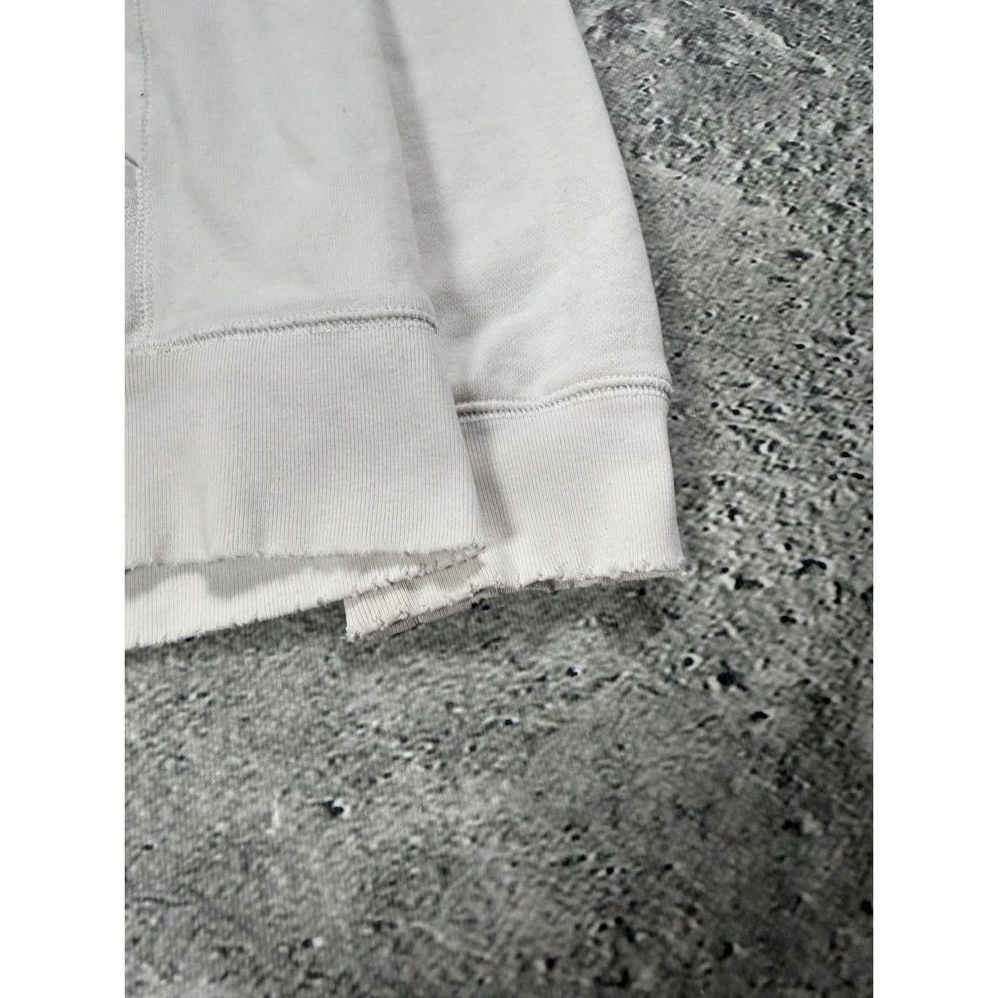 Evisu zip hoodie white vintage big logo seagull Y2K