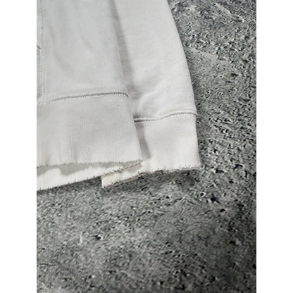 Evisu zip hoodie white vintage big logo seagull Y2K