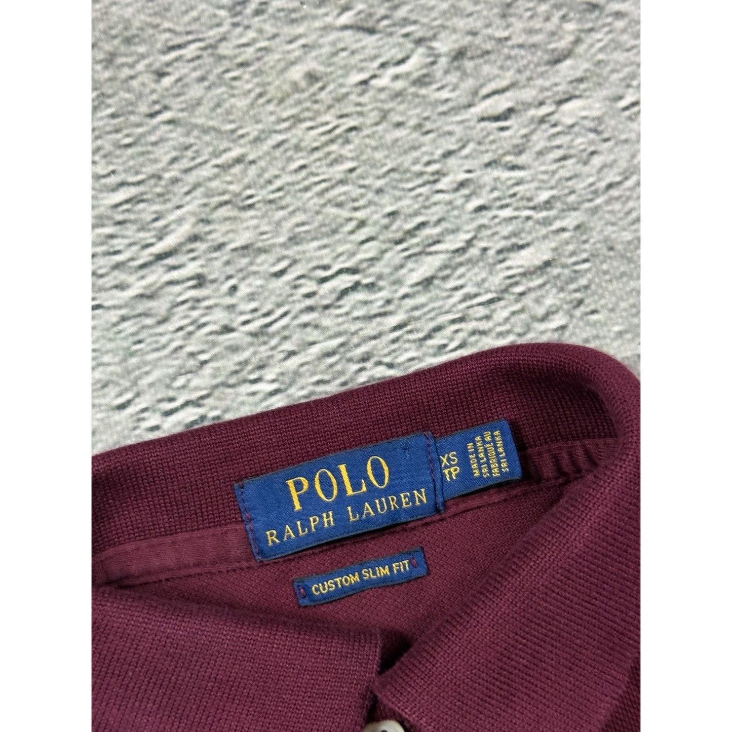 Chief Keef Polo Ralph Lauren T-shirt burgundy red