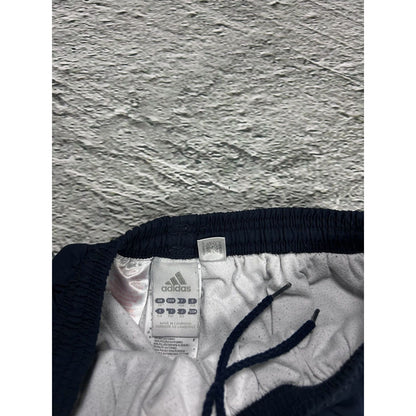 Adidas vintage navy track pants small logo 2000s drill Y2K