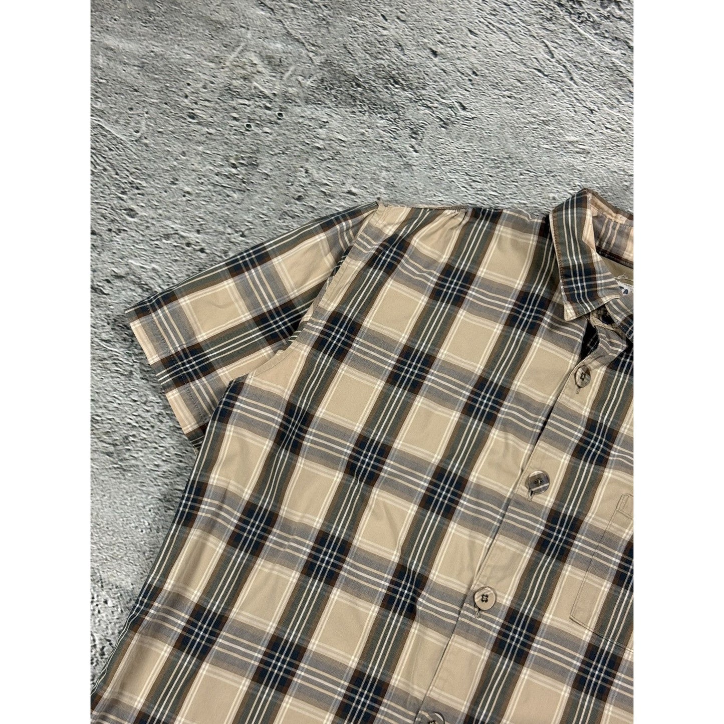 Kapital button up shirt vintage beige checkered