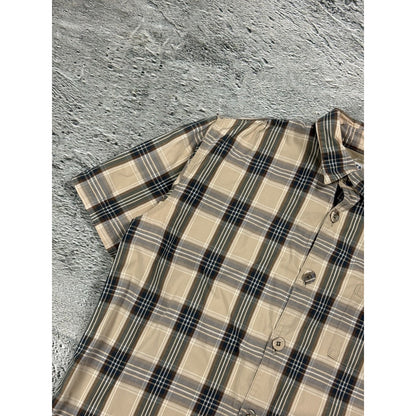 Kapital button up shirt vintage beige checkered