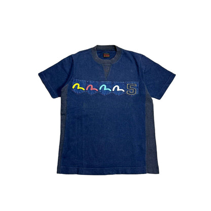 Evisu multi pocket T-shirt navy vintage Y2K