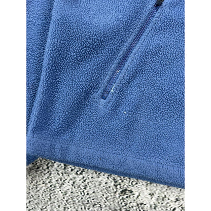 Nike fleece zip hoodie blue sherpa vintage 90s sweatshirt