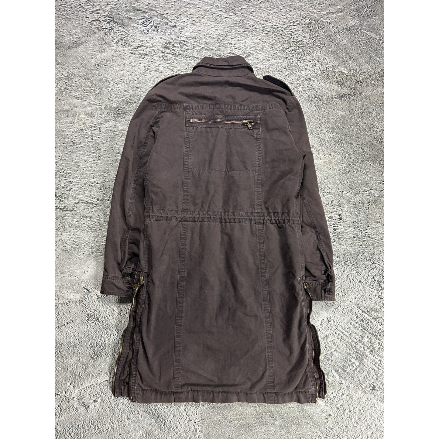 Dolce & Gabbana coat vintage utility miltary brown Y2K