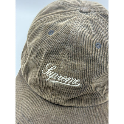 Supreme Loro Piana wool brown cap corduroy