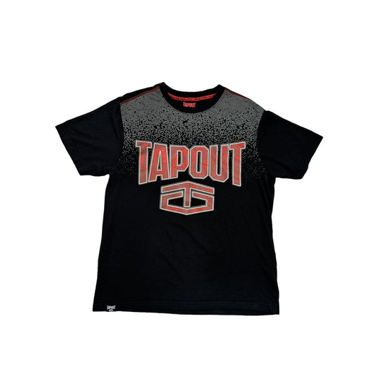 Tapout Vintage Y2K T-shirt big logo black red