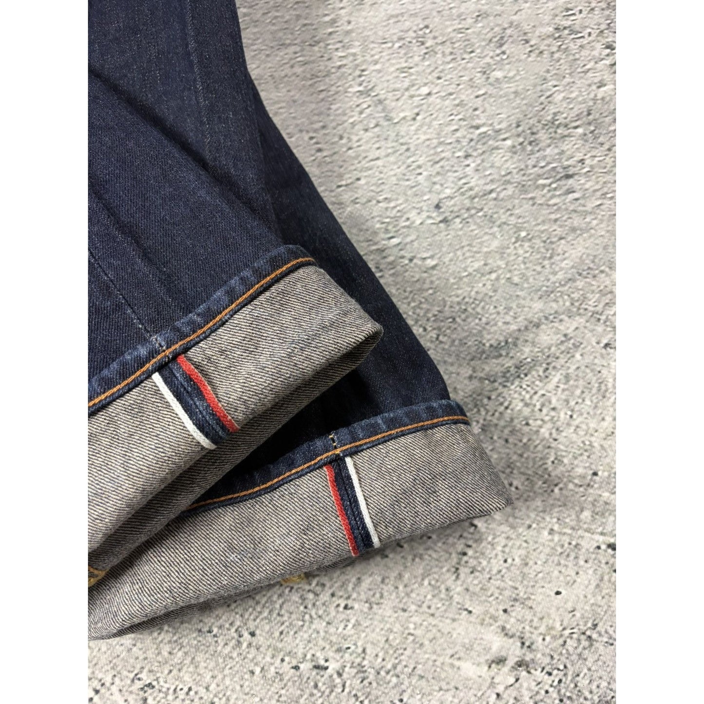 Evisu jeans vintage embroidery seagull logo selvedge