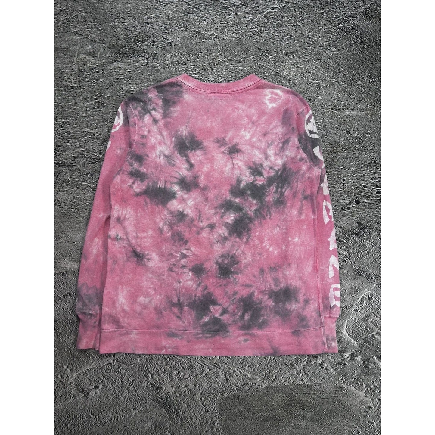 Yamane Evisu face vintage sweatshirt long sleeve pink