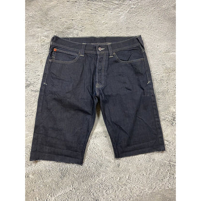 Evisu x Puma jorts black mint seagulls shorts denim