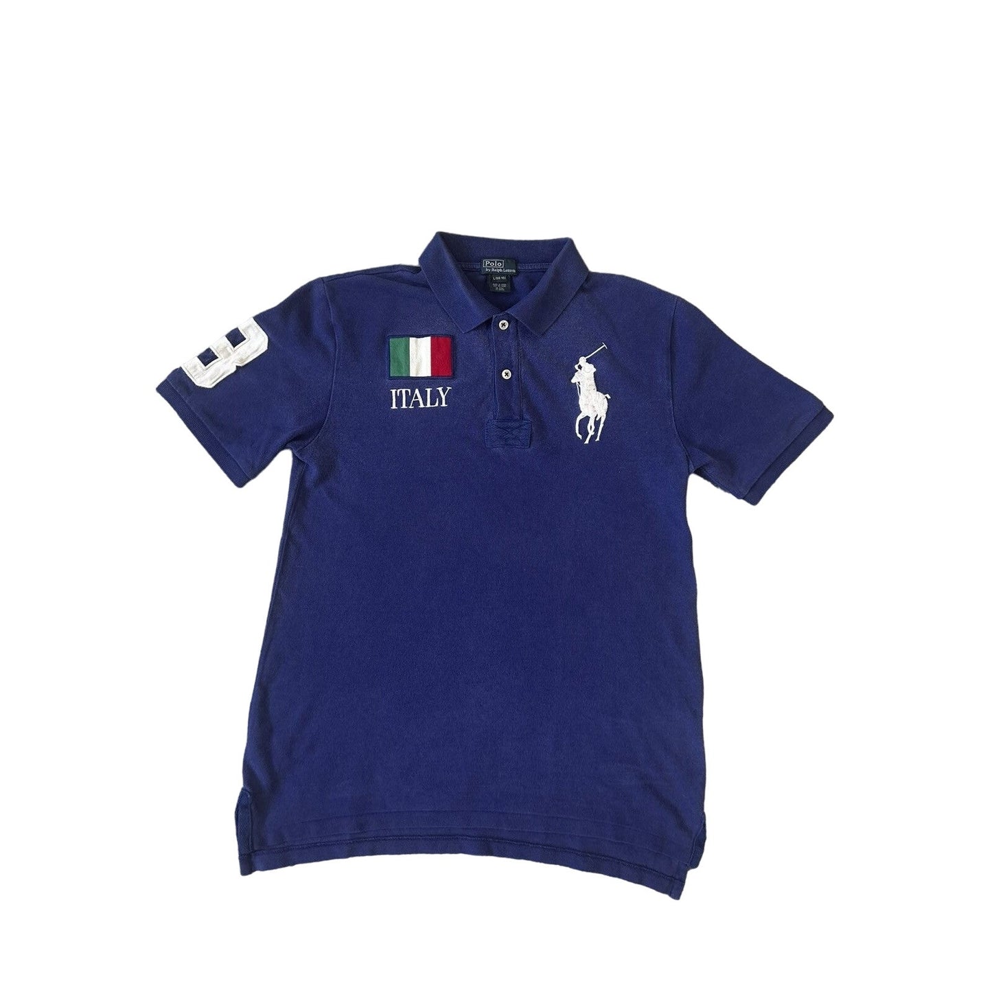 Chief Keef Polo Italy Ralph Lauren vintage big pony blue