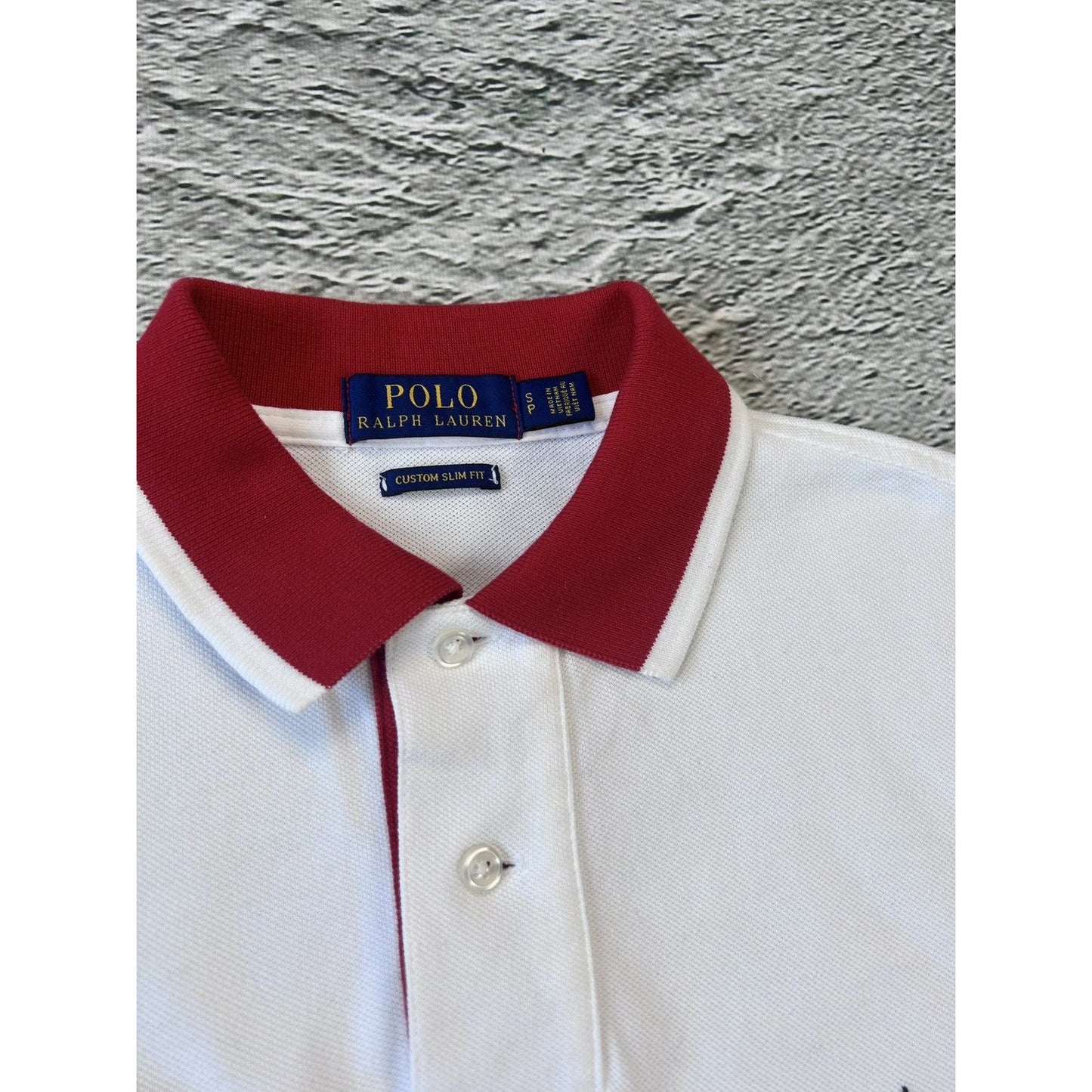 Chief Keef Polo Ralph Lauren Japan White red Polo small pony