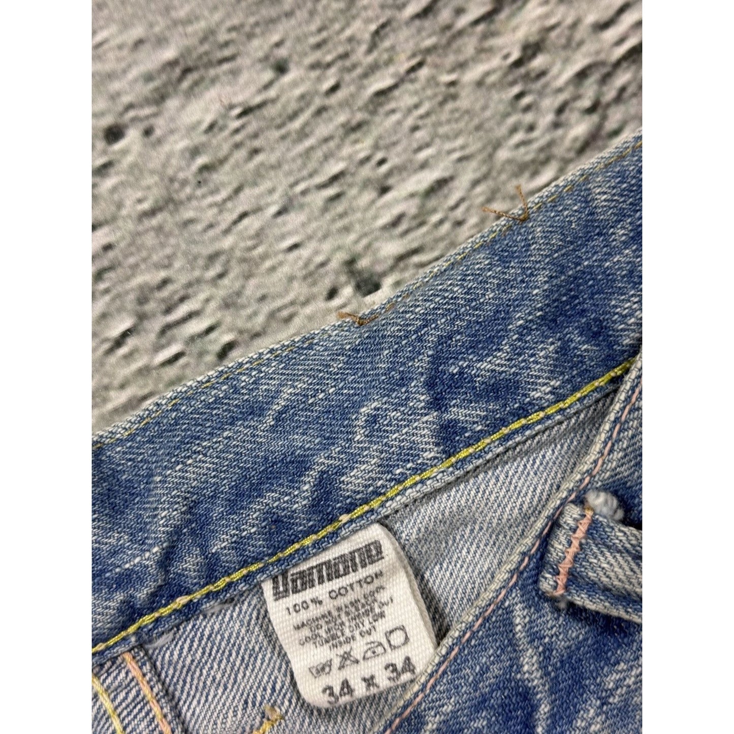 Evisu Yamane jorts light blue Y2K shorts denim white gull