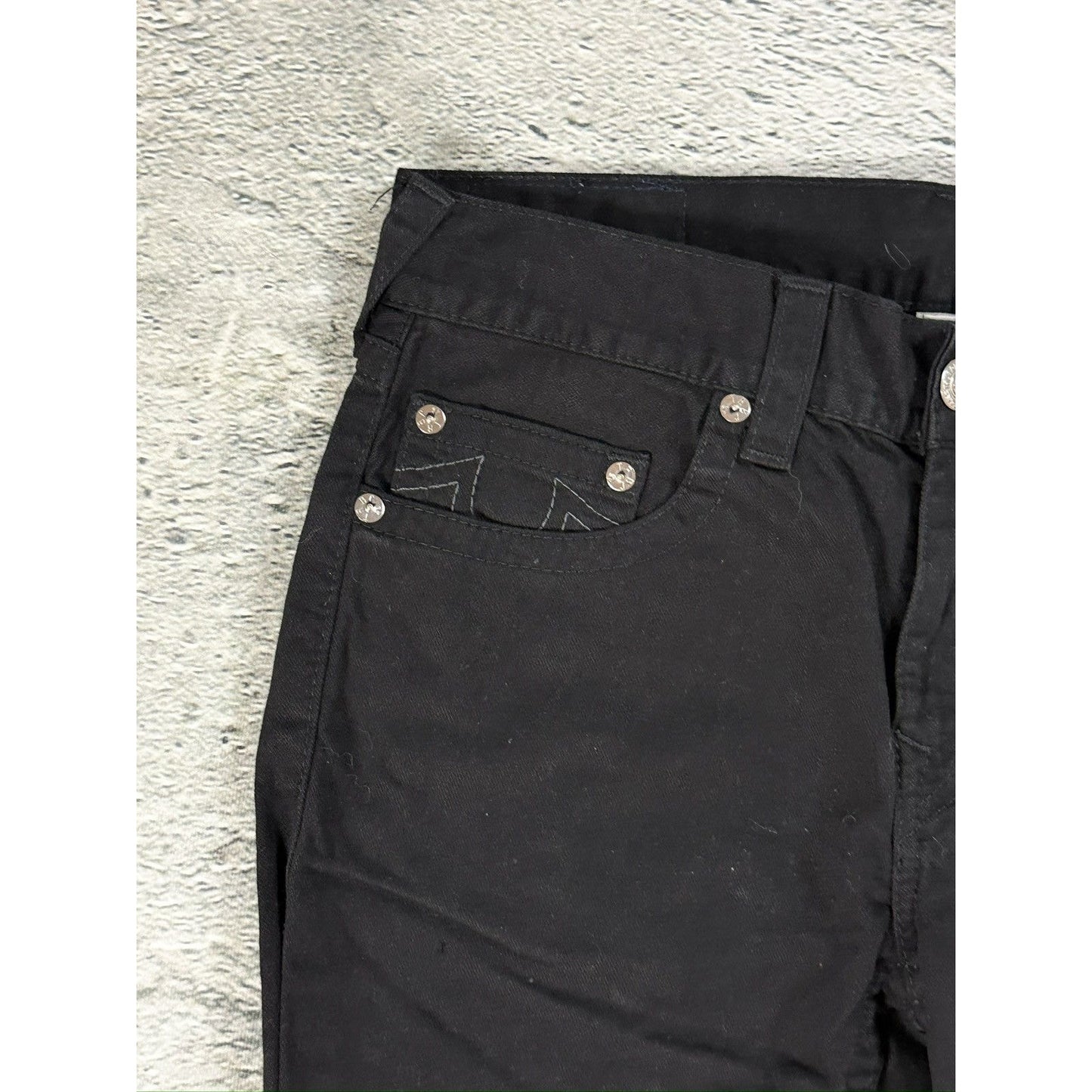 True Religion vintage jeans slim black Y2K