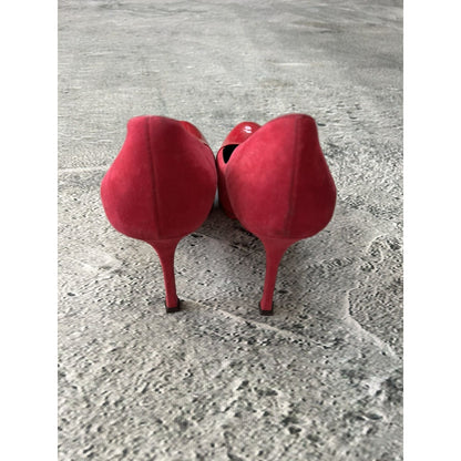 Saint Laurent Paris Tribute 2 High Heels Fushia Pink Suede