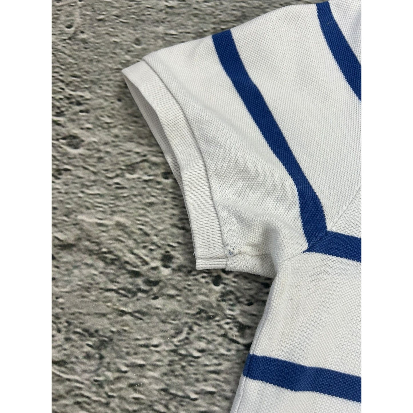 Polo Ralph Lauren t-shirt white blue striped small pony