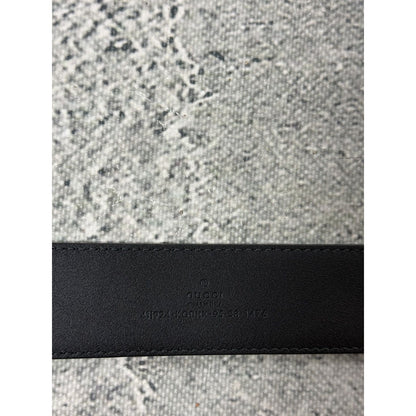 Gucci Belt monogram golden buckle