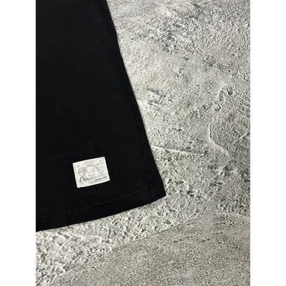 Evisu t-shirt vintage big logo seagull black white