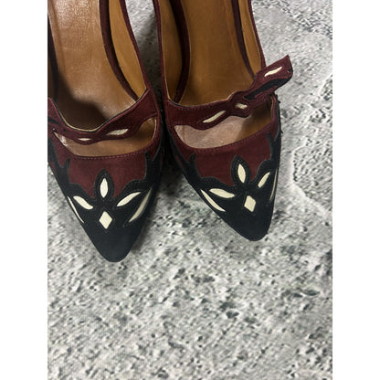 Isabel Marant Kylie Suede Pumps slingback heels