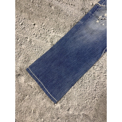 True Religion Joey jeans vintage denim pants flared blue