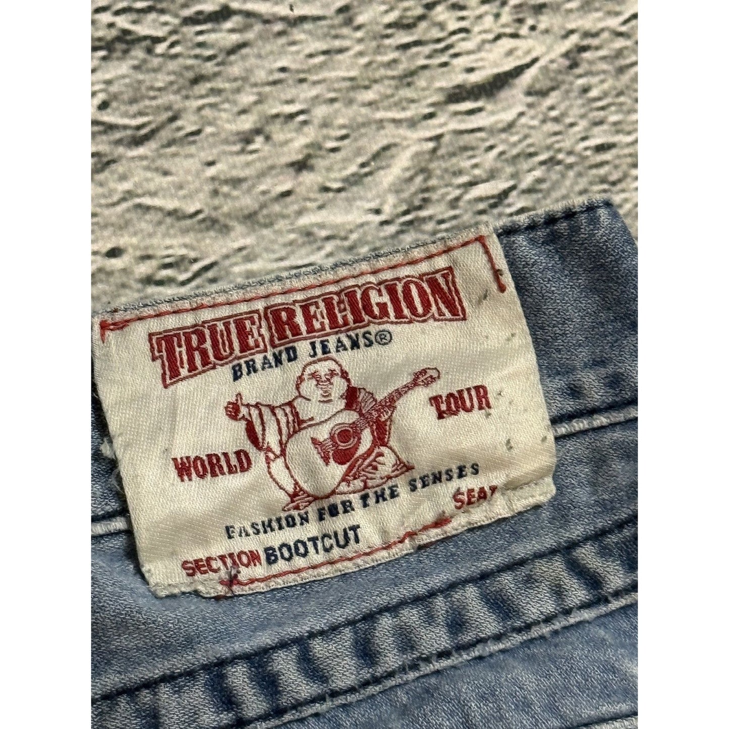 True Religion jeans vintage washed blue denim pants bootcut
