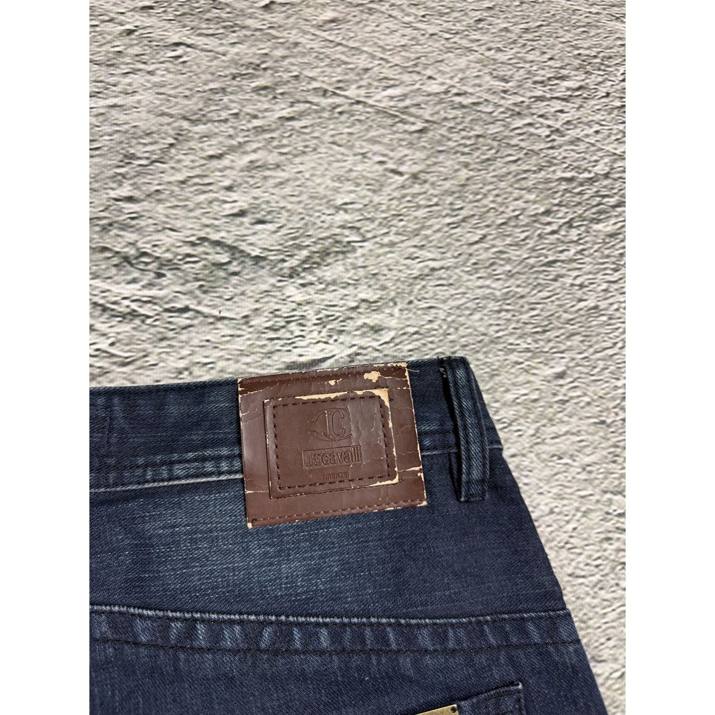 Just Cavalli Jeans Embroidery dark navy blue