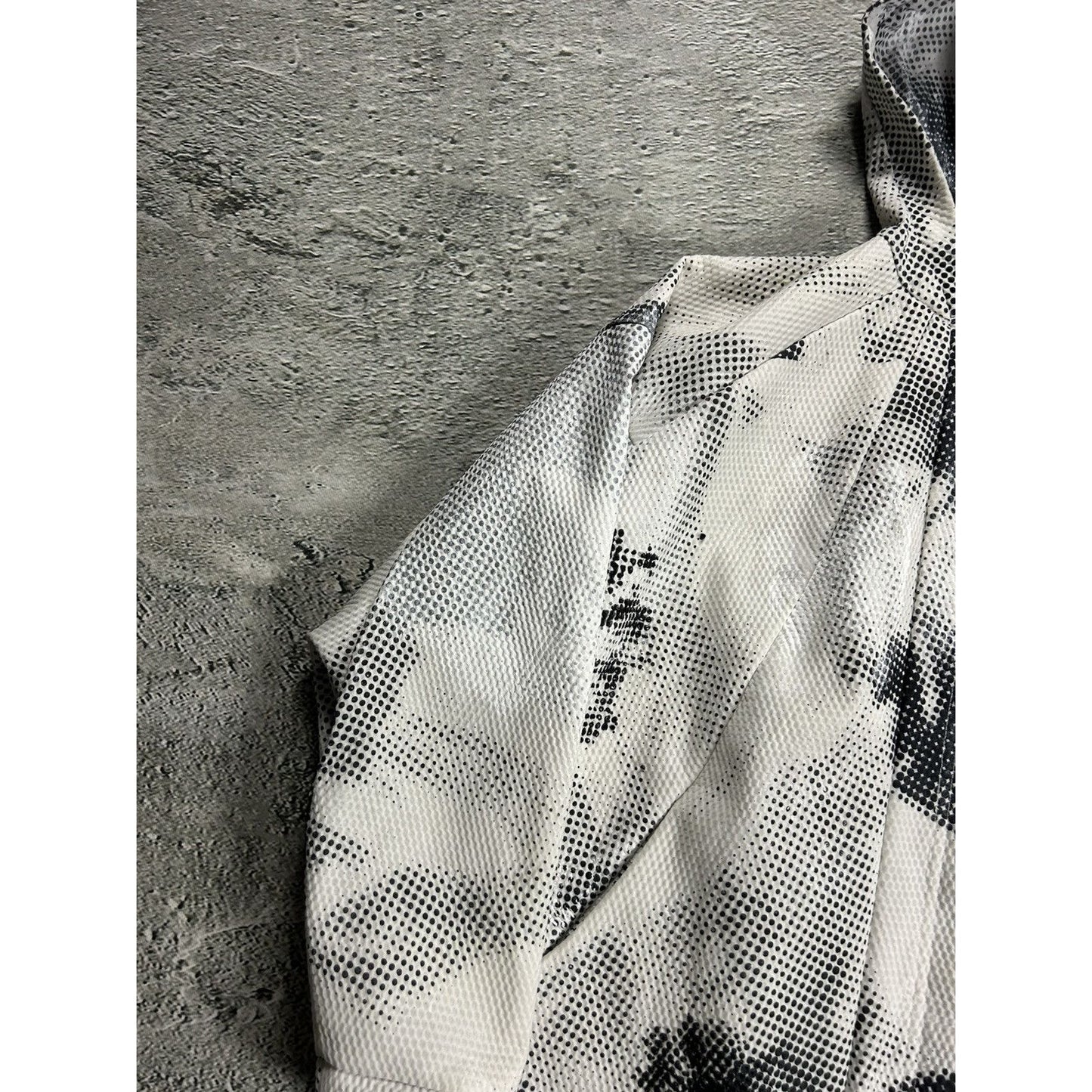 Rundholz Dip jacket hooded oversized black and white