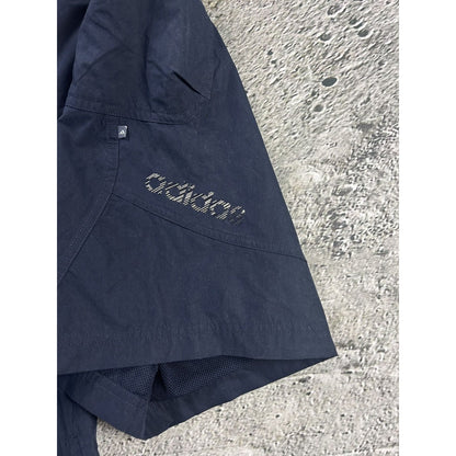 Adidas shorts navy blue cargo nylon pants Y2K