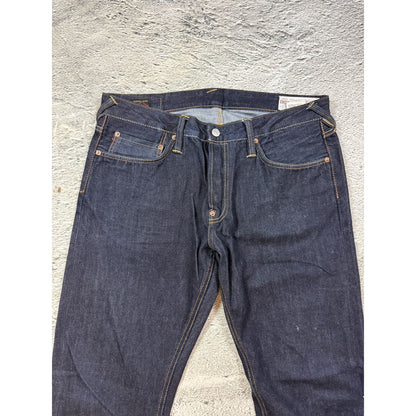 Evisu jeans daicock big logo Red selvedge raw denim Japan