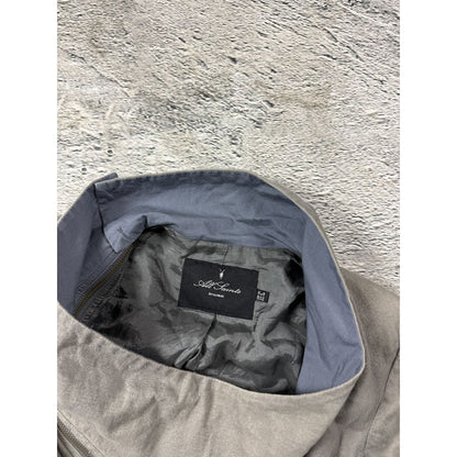 Allsaints asymetric rick owens type zip jacket biker Y2K