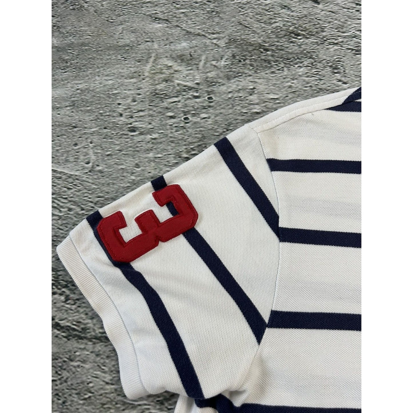 Chief Keef Polo Ralph Lauren vintage big pony white navy