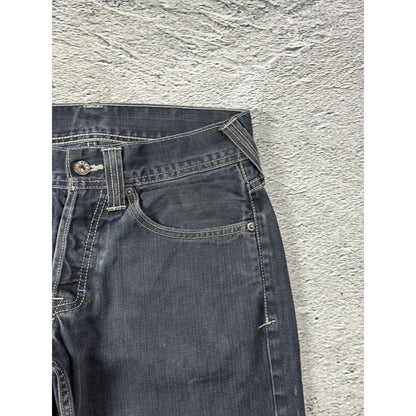 Evisu x Puma vintage black jeans seagulls Y2K