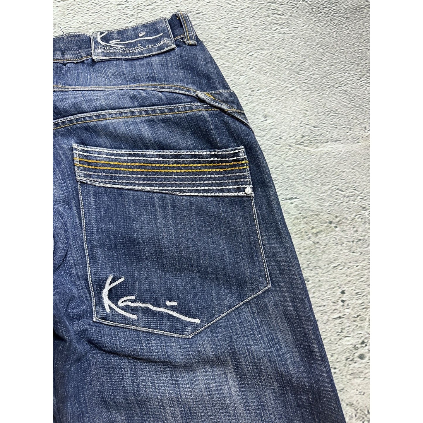 Karl Kani jeans vintage blue baggy Y2K
