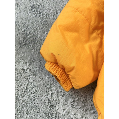Nike vintage puffer jacket big logo 90s orange