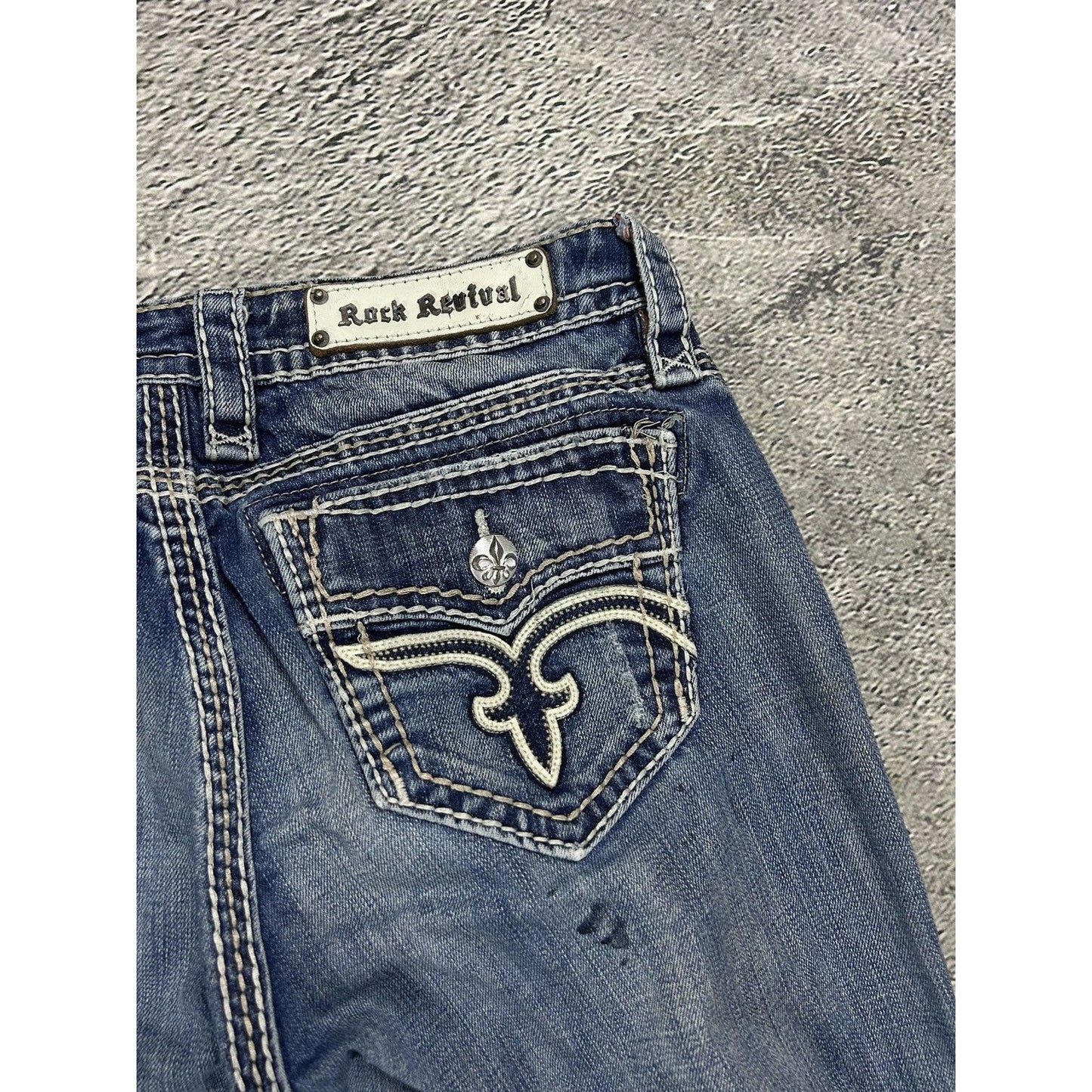 Rock Revival vintage blue jeans Y2K bootcut